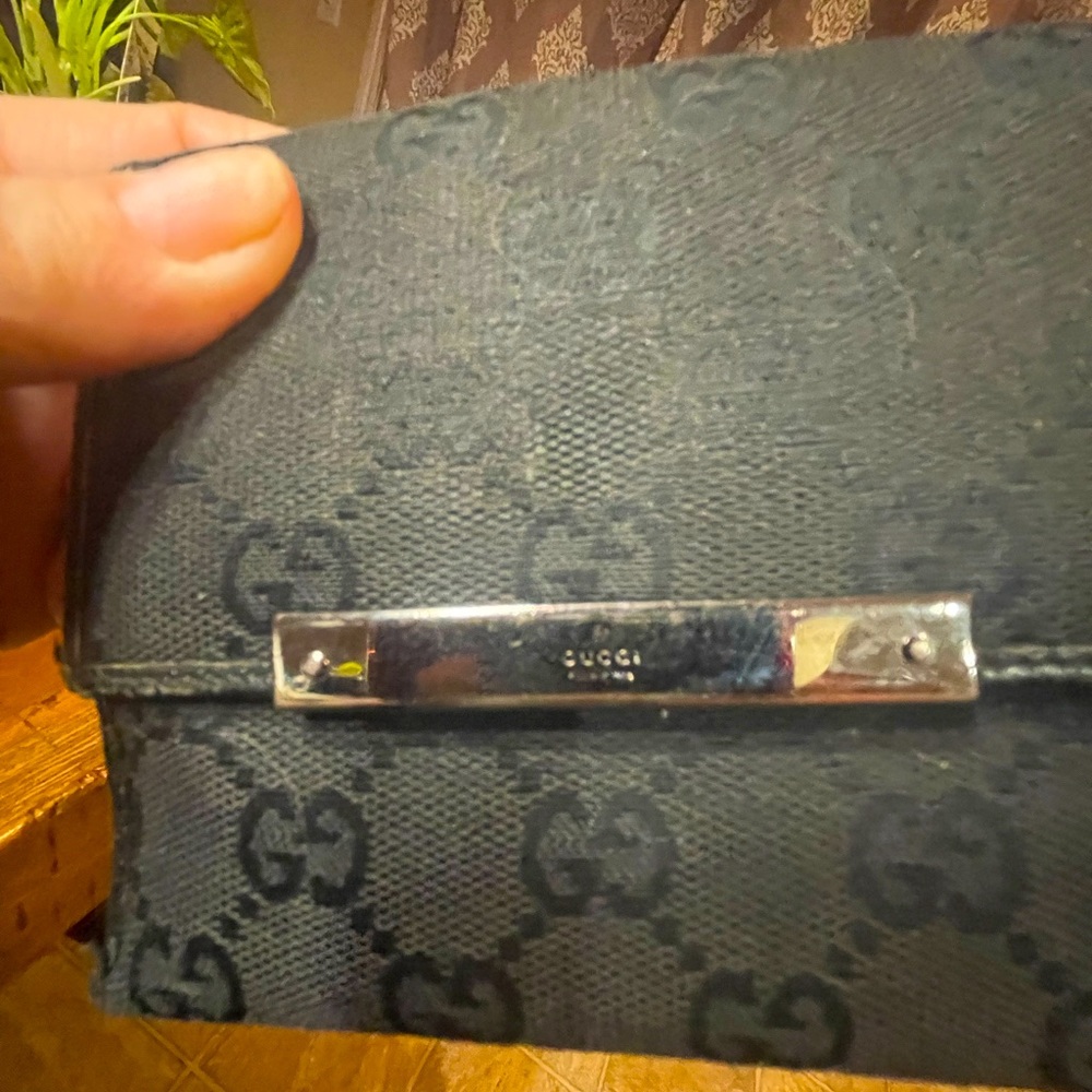GUCCI Wallet. GG Canvas and Leather - Picture 6 of 13